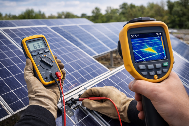 Pomiary instalacji fotowoltaicznej – co naprawdę trzeba sprawdzić?